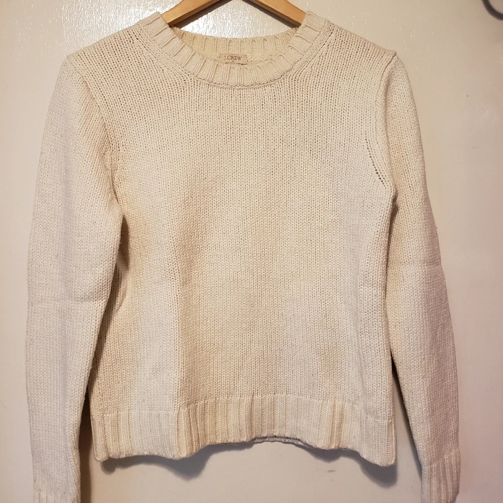 J. Crew Cream Sweater